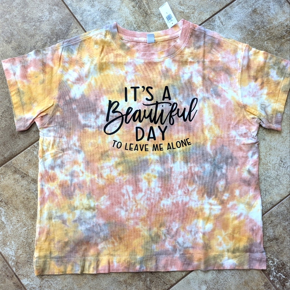 Women's leave me alone shirt size large